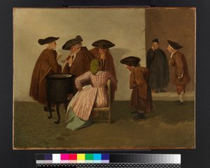 Wnętrze włoskiej kawiarni, ok. 1747-55