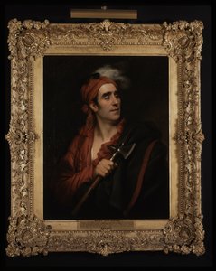 Portret wodza rdzennych Amerykanów Tyroninhokarawena, znanego w armii brytyjskiej pod nazwiskiem kapitana (obecnie majora) Nortona (olej na płótnie)