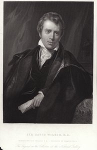 Sir David Wilkie, szkocki malarz. Grawerowanie autorstwa Francisa Holl autorstwa Thomas Phillips