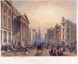 Mansion House na zewnątrz, Londyn, 1851