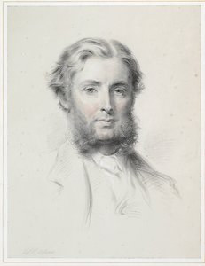 Portret Johna Scotta, 3. hrabiego Eldona (kreda i w/c na papierze) (para do 445141) autorstwa Thomas Price Downes