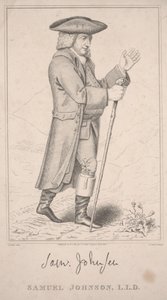 Samuel Johnson, Podczas swojej wycieczki po górach w 1773 r autorstwa Thomas Priscott