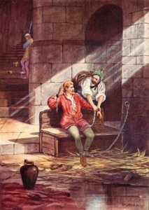 Ucieczka Gruffudda ap Cynana, króla Gwynedd, z zamku Chester autorstwa Thomas Prytherch