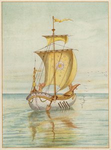Perseusz i Andromeda na wodzie (kolor lito) autorstwa Thomas Ralph Spence