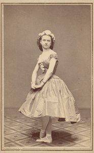 Portret tancerki baletowej, ok. 1860 (zdjęcie) autorstwa Thomas Rice Burnham