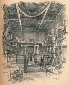 Wnętrze Sali Bankietowej, Pałac Whitehall, 1902