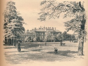 Front południowy Pałacu Kensington, 1902 autorstwa Thomas Robert Way