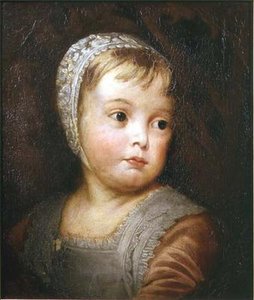 Król Jakub II jako dziecko, po Van Dycku autorstwa Thomas Robson