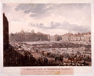 Rynek Smithfield, Londyn, 1811