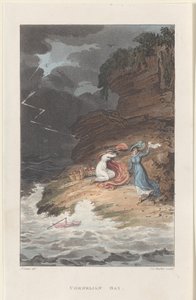 Cornelian Bay, z Poetical Sketches of Scarborough, 1813., 1813. Twórcy: Thomas Rowlandson, Joseph Constantine Stadler, J. Bluck.