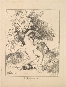 Bachantka, 1787. autorstwa Thomas Rowlandson