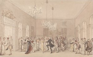 Bal w Scarborough autorstwa Thomas Rowlandson