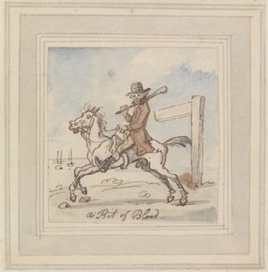 Odrobina krwi autorstwa Thomas Rowlandson