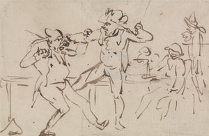 Wykryto czarną nogę wydającą karty (analiza) autorstwa Thomas Rowlandson