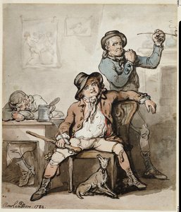 Szereg czarnogwardzistów, 1789 autorstwa Thomas Rowlandson