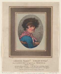 Brytyjski marynarz! A Heart of Oak!, 15 listopada 1801., 15 listopada 1801. autorstwa Thomas Rowlandson