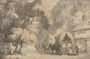 Wóz przewoźnika autorstwa Thomas Rowlandson