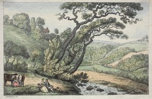 Kornwalijski widok autorstwa Thomas Rowlandson