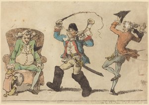 Francuz w listopadzie autorstwa Thomas Rowlandson