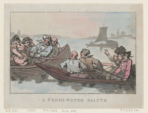 Pozdrowienie słodkowodne, 1799., 1799. autorstwa Thomas Rowlandson