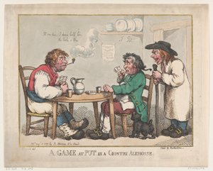 Gra w wiejskim piwiarni, 10 sierpnia 1799, 10 sierpnia 1799. autorstwa Thomas Rowlandson
