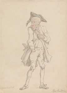Poeta z Grub Street autorstwa Thomas Rowlandson