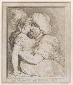 Pułapka na myszy Mahomeda, 20 lutego 1800 r., 20 lutego 1800 r. autorstwa Thomas Rowlandson