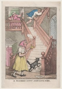 Ciotka Pachnąca Ogień, 4 maja 1806, 4 maja 1806. autorstwa Thomas Rowlandson