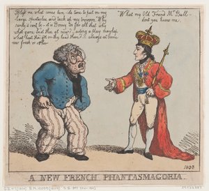 Nowa francuska fantasmagoria, 1803., 1803. autorstwa Thomas Rowlandson