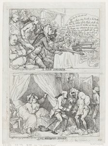 Nowy mówca i Noc poślubna, 7 lutego 1789., 7 lutego 1789. autorstwa Thomas Rowlandson