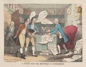 Rzut okiem na ośrodek wypoczynkowy w Tinnehinch autorstwa Thomas Rowlandson