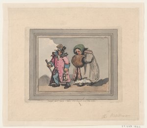 Powrót z wizyty, 3 kwietnia 1798 r., 3 kwietnia 1798 r. autorstwa Thomas Rowlandson