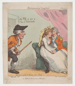 Powrót ze spaceru, 1 października 1799, 1 października 1799. autorstwa Thomas Rowlandson