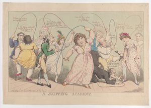 Skipping Academy, 20 maja 1800 r., 20 maja 1800 r. autorstwa Thomas Rowlandson