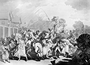 Nagły Szkwał w Hyde Parku, ok. 1791. autorstwa Thomas Rowlandson