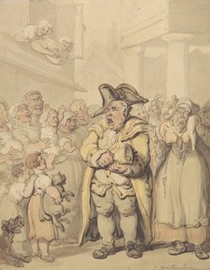 Miejski wrzask autorstwa Thomas Rowlandson