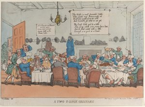Ordynariusz o drugiej godzinie, 4 czerwca 1811, 4 czerwca 1811. autorstwa Thomas Rowlandson