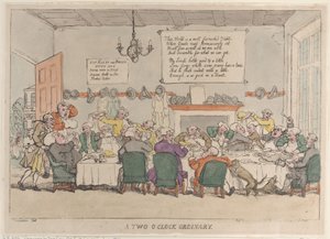 Ordynariusz o drugiej godzinie, 4 czerwca 1811, 4 czerwca 1811. autorstwa Thomas Rowlandson