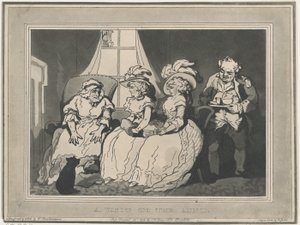 Wizyta u ciotki 20 grudnia 1794 r., 20 grudnia 1794 r. autorstwa Thomas Rowlandson