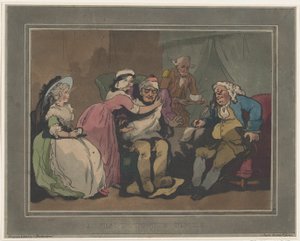 Wizyta u wuja, 20 grudnia 1794 r., 20 grudnia 1794 r. autorstwa Thomas Rowlandson