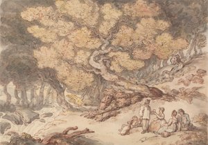 Piknik drwala autorstwa Thomas Rowlandson