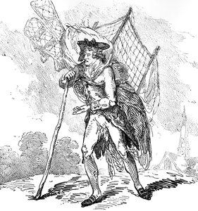Aerostation out at Elbows or The Traveller Aeronaut, 1786 autorstwa Thomas Rowlandson