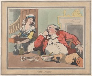 Po obiedzie, 22.10.1789., 22.10.1789. autorstwa Thomas Rowlandson
