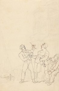 Rysunek z albumu autorstwa Thomas Rowlandson