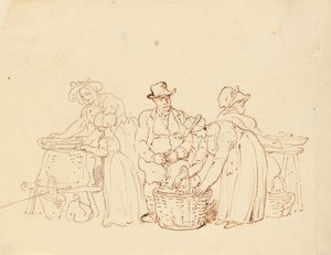 Rysunek z albumu autorstwa Thomas Rowlandson