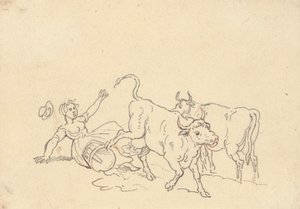 Rysunek z albumu autorstwa Thomas Rowlandson