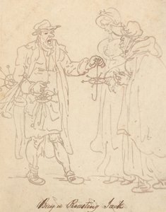 Rysunek z albumu autorstwa Thomas Rowlandson