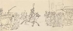 Rysunek z albumu autorstwa Thomas Rowlandson