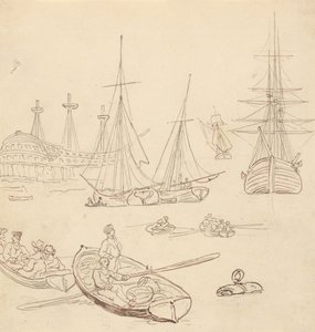 Rysunek z albumu autorstwa Thomas Rowlandson