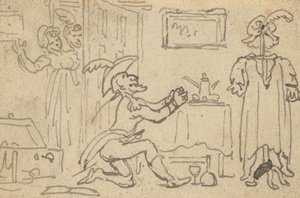Rysunek z albumu autorstwa Thomas Rowlandson